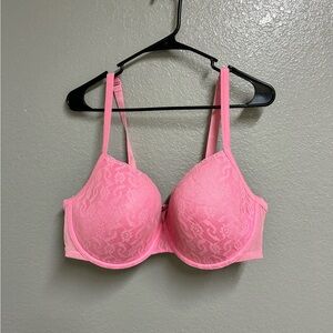 Cacique Pink Lace Underwire Bra, preowned